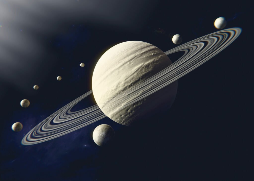 What are Saturn rings made of