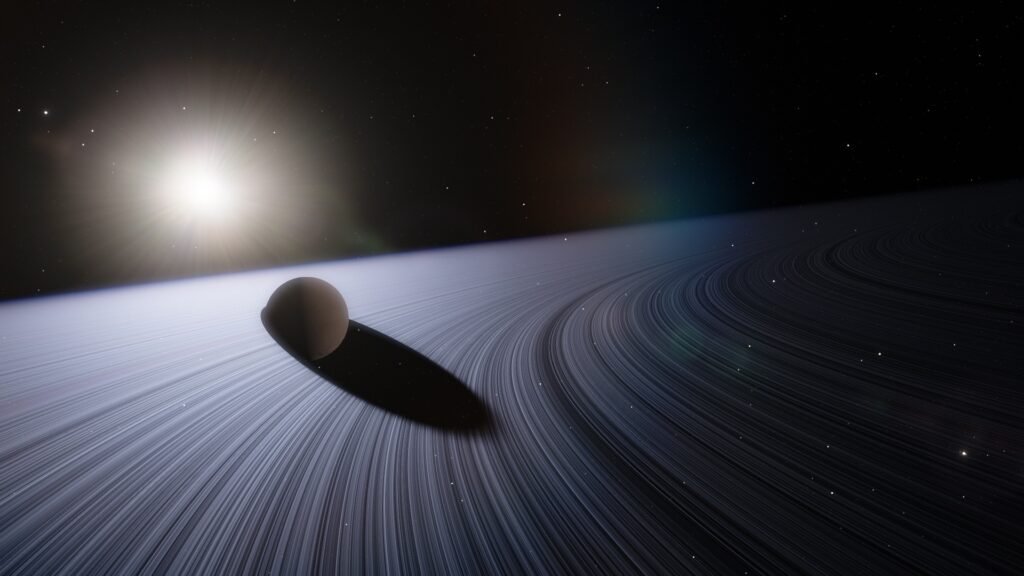 What are Saturn's rings made of?