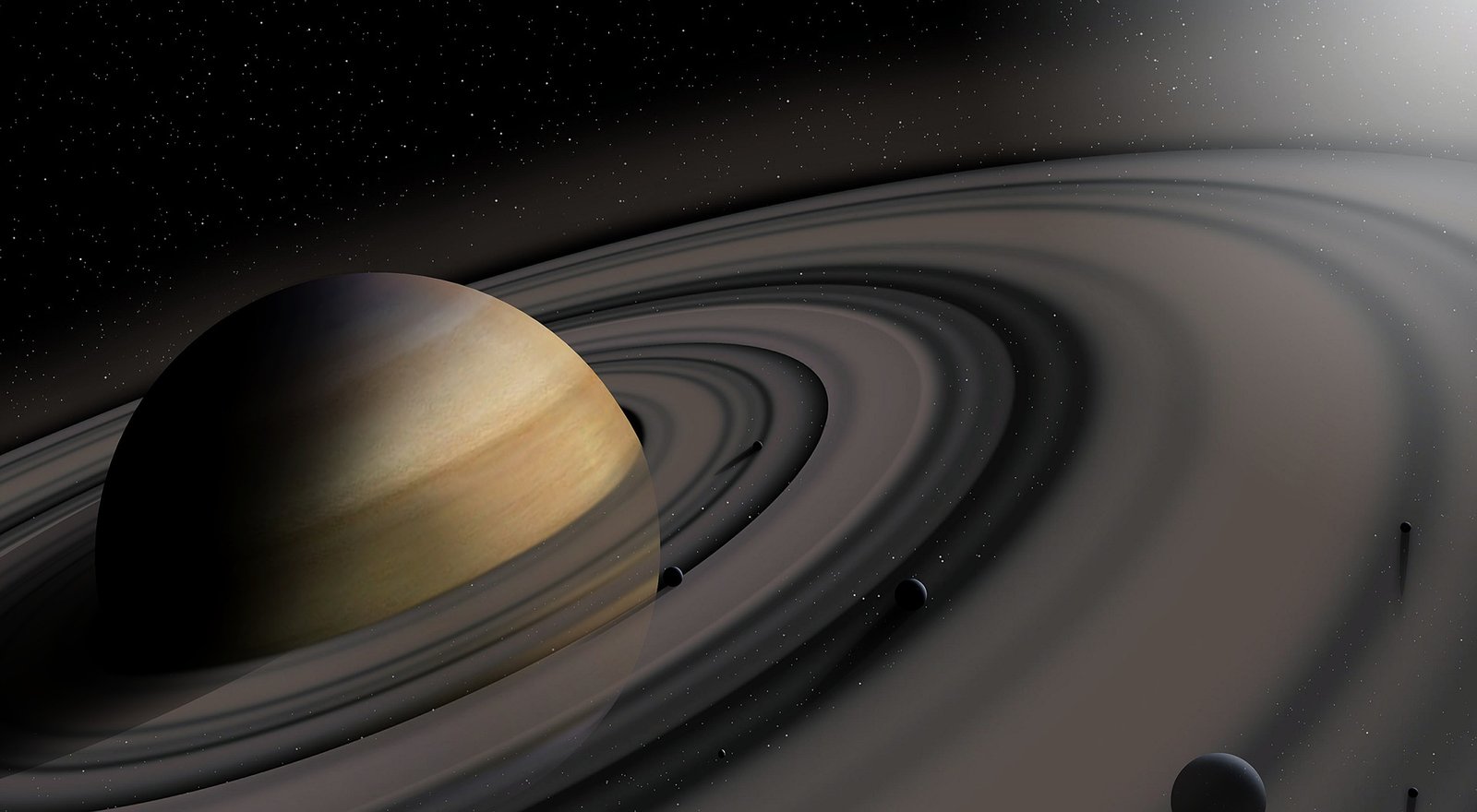 What are Saturn's rings made of?