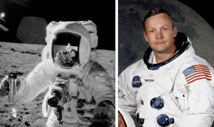 1st astronaut on the moon