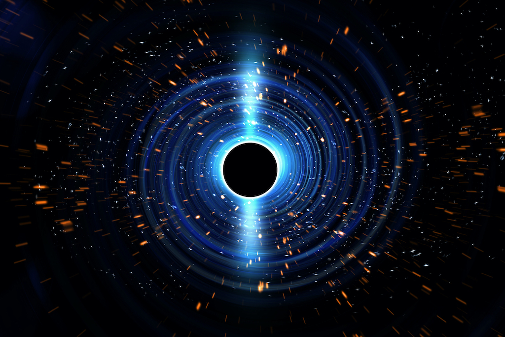 Is a black hole made of anything?