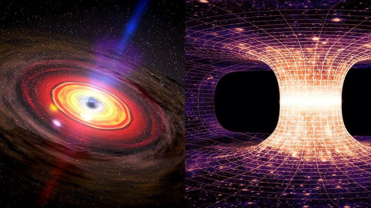 Is a black hole made of anything?