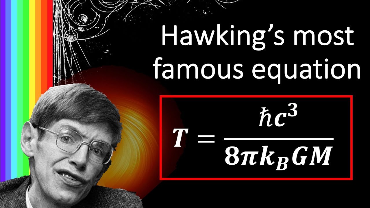 Hawking radiation formula